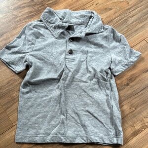 Old Navy Gray Polo Shirt Short Sleeve Classic